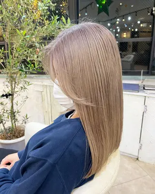 ロング カラー 💛ハイトーン💛 りむのヘアスタイル