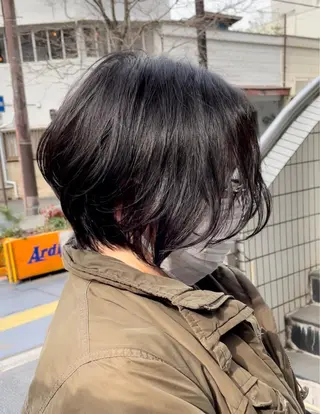 ショート カラー 💎森 ハリス誠一💎のヘアスタイル