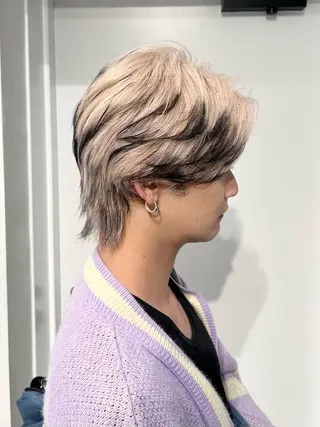 ショート カラー メンズ HARU//原宿🤍 リピート率NO.1のヘアスタイル