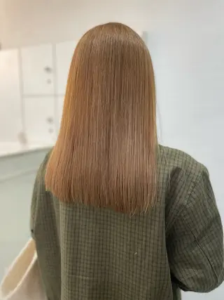 ミディアム カラー inqまい/名古屋駅 🦋ブリーチカラーのヘアスタイル