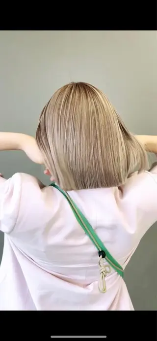 ミディアム カラー NNN(スリーエヌ)所属・yuina 【NNN】のヘアスタイル