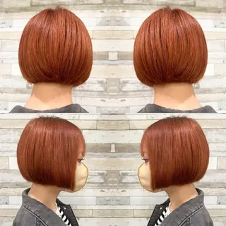 ショート カラー "PEPPU "所属・派手髪、ハイトーン ショートヘアShinのヘアスタイル