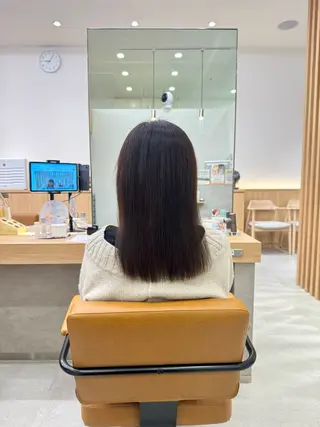 セミロング カラー けー すけのヘアスタイル