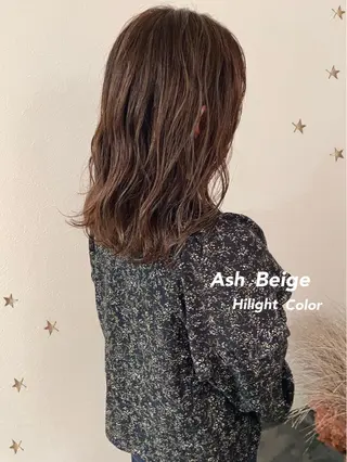 ミディアム カラー salon AKIRA所属・市川 千夏のヘアスタイル