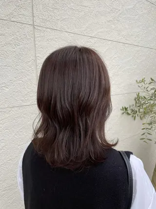 ミディアム カラー clocca所属・鵜飼 真伍のヘアスタイル