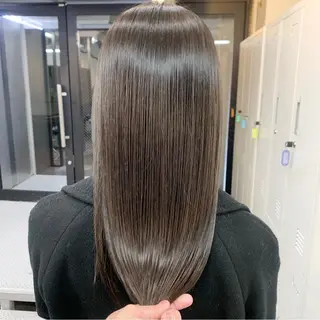 ロング カラー ヘアアレンジ ハイトーン/美髪矯正 🍃大江拓実のヘアスタイル