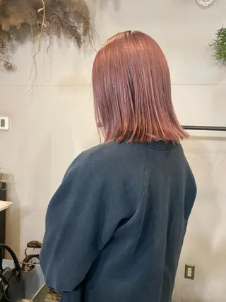 ミディアム カラー なぎ🌿.∘[ボブ, ニュアンスカラー]のヘアスタイル