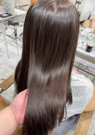 ロング カラー 【韓国ヘア×透明感 カラー】笹谷 莉未のヘアスタイル