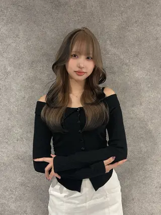ロング カラー RURI韓国ボブ 🇰🇷タッセルボブのヘアスタイル