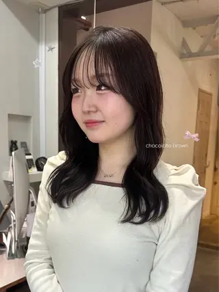 セミロング カラー 暖色カラー/レイヤー 🌙 オノユリカのヘアスタイル