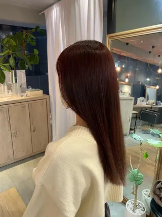 カラー 🎀暖色カラー 西川芽依🎀のヘアスタイル