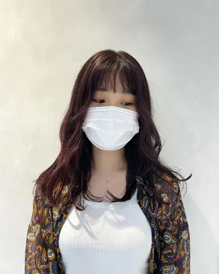 ロング カラー 若林 良のヘアスタイル