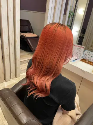 ロング カラー Crén by marie 真嘉比店所属・東恩納 誠のヘアスタイル