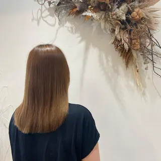 セミロング 松本 玲菜のヘアスタイル