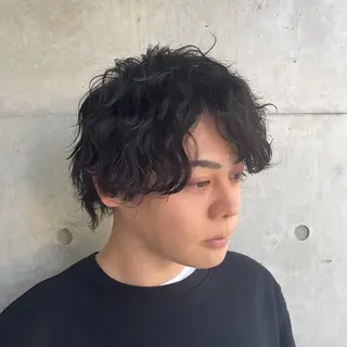 ショート ONE.STOP. LABO/メンズのヘアスタイル