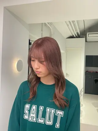 カラー とば みゆうのヘアスタイル