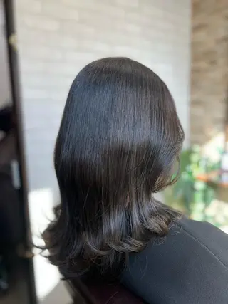 ミディアム カラー 多賀 順平のヘアスタイル