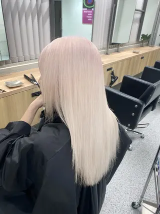 ロング カラー PELEshibuya所属・カットモデル様無料 💎saaya💎のヘアスタイル