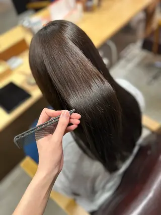 ロング 上野 心のヘアスタイル