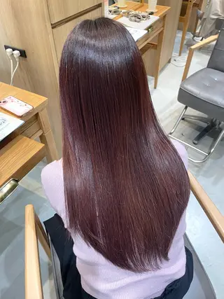 カラー 植手 莉菜のヘアスタイル