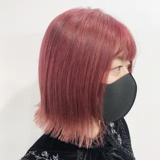 ミディアム カラー ヘアアレンジ 🍒暖色✖️レイヤー ／Haruna🍒のヘアスタイル