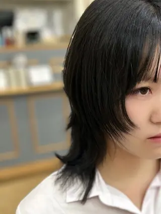 ミディアム ミルクティーベージュ /レイヤー/セイナのヘアスタイル