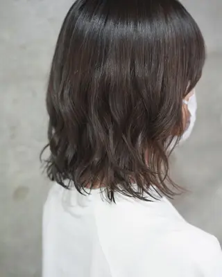 ショート パーマ ボブパーマコテ巻き風 パーマNo1深江秀平のヘアスタイル