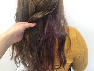 ロング カラー ベージュ指名No1 加賀詩織のヘアスタイル