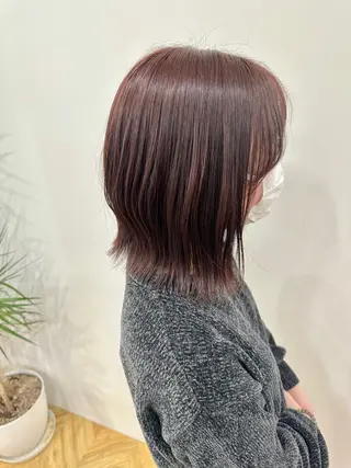 ミディアム カラー green登戸所属・🔹ハイトーン🔹 GINJIのヘアスタイル