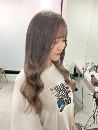 ロング カラー sio.nail&eyebrow salon shimokitazawa2号店所属・nailist mana𖤐´-のネイルデザイン