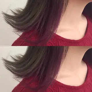ミディアム カラー パーマ ヘアアレンジ メンズ キッズ ネイル マツエク・マツパ 新宿/髪質改善/ 美髪矯正✨浅江通友のヘアスタイル