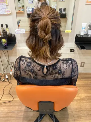 ショート ヘアアレンジ okuda yuukiのヘアスタイル