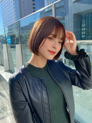 ショート カラー 女性が憧れる ショート/角田愛和のヘアスタイル