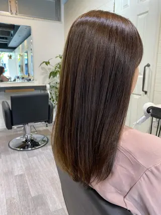 セミロング カラー unpeu hair 二条所属・先着1名様限定 カット無料のヘアスタイル