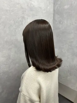 ミディアム NUMBER 天王寺YUYAのヘアスタイル