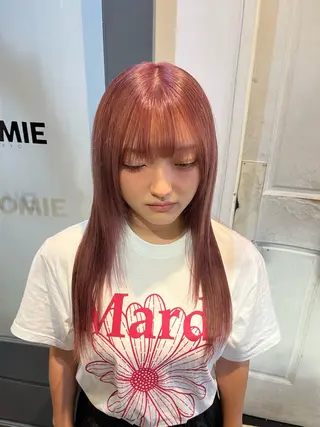 ロング カラー HOMIE TOKYO所属・sora / 渋谷 / ハイトーンのヘアスタイル