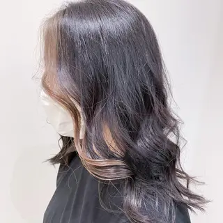 セミロング カラー 縮毛矯正/髪質改善 /韓国風　山川春輝のヘアスタイル