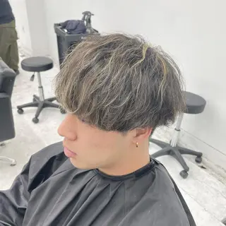 ミディアム カラー メンズ 【柏メンズパーマ職人 】店長 KAZUMAのヘアスタイル