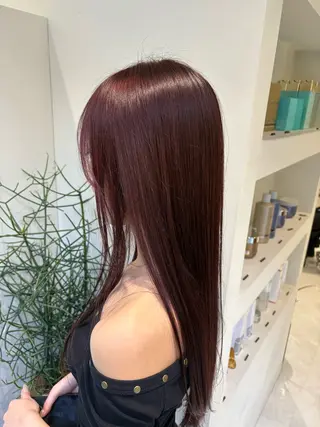 ロング カラー 透明感カラー Jilblanアオイのヘアスタイル