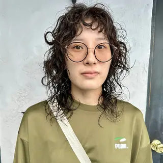 セミロング パーマ Beronica所属・beronica ベロニカのヘアスタイル