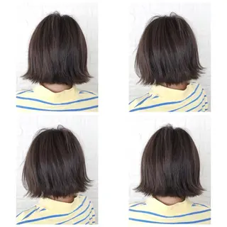 ショート カラー KIZU 髪質改善 オカルト怪談のヘアスタイル