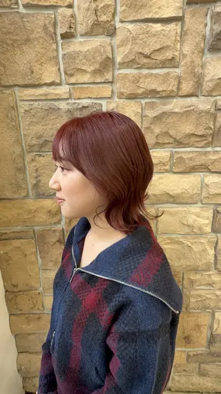 ミディアム カラー メンズ特化美容師 タケルのヘアスタイル