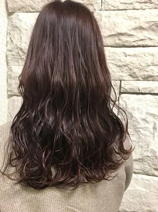 ロング カラー ヘアアレンジ メンズ キッズ ネイル マツエク・マツパ GO TODAY SHAiRE SALON所属・透明感カラー🤎 ゆりのヘアスタイル
