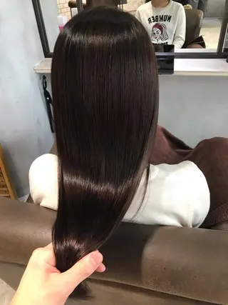 ロング カラー パーマ Napo 髪質改善　八王子店のヘアスタイル