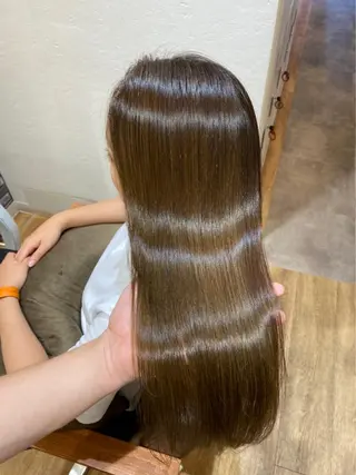 ロング カラー 中川 湖稀のヘアスタイル