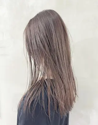 セミロング カラー デザインカラーとハイ トーン/HIROKIのヘアスタイル