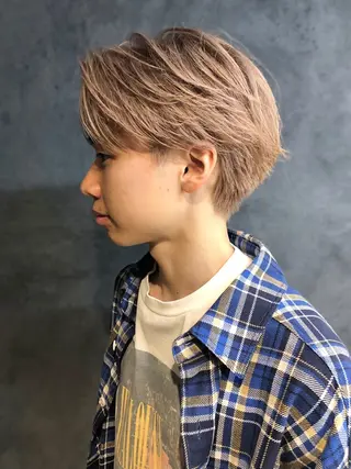 カラー ヘアアレンジ メンズ ainico+所属・メンズ特化✂️栗原 侑也のヘアスタイル