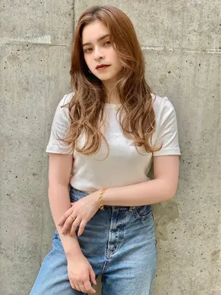 ロング ICON所属・艶美髪マスター 店長✂︎YUKKEのヘアスタイル