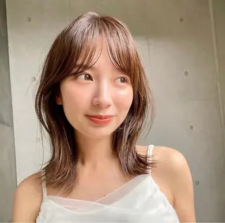 ミディアム カラー TOI所属・内野   龍海 / レイヤーカットのヘアスタイル