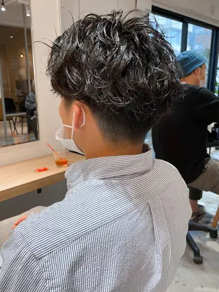 メンズ 🤍似合わせカット/ 艶カラー/表参道🫧のヘアスタイル